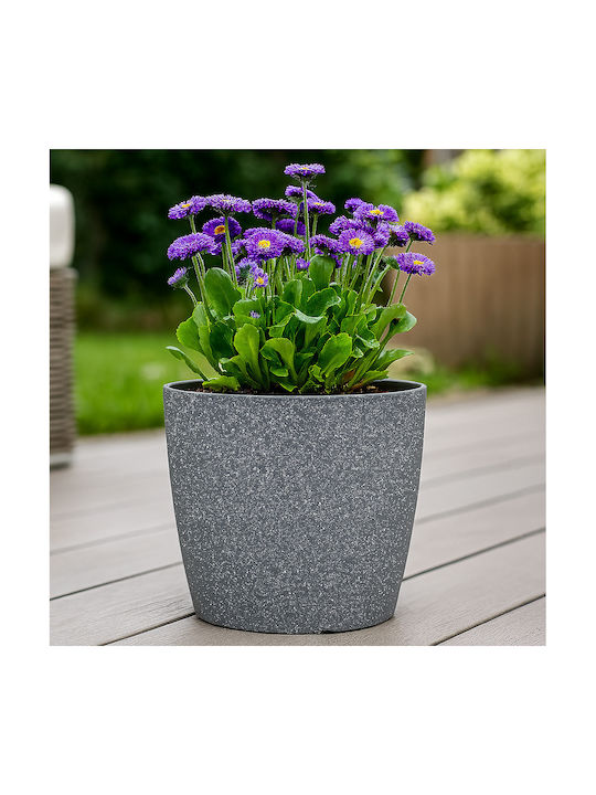 SGTT Ghiveci De Flori Din Plastic Gri 35x35cm