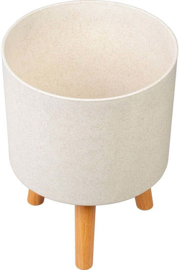 SGTT Kunststoff-Blumentopf Beige 31x31cm