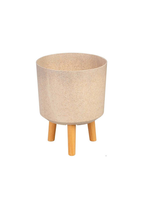 SGTT Kunststoff-Blumentopf Beige 31x31cm