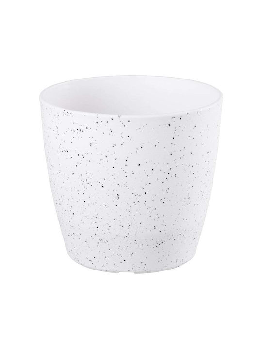 SGTT Ghiveci De Flori Din Plastic Alb 35x35 Cm