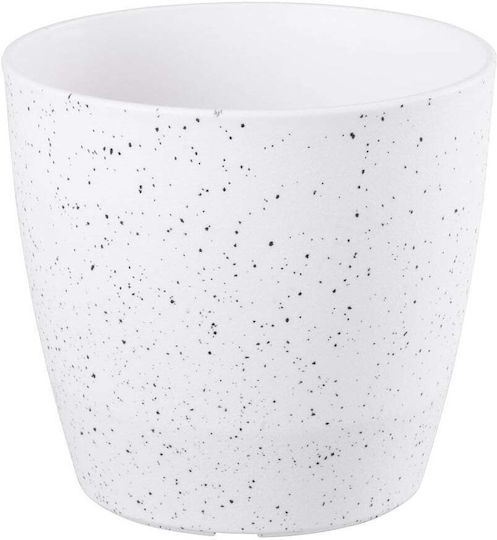 SGTT Kunststoff-Blumentopf Weiß 35x35cm