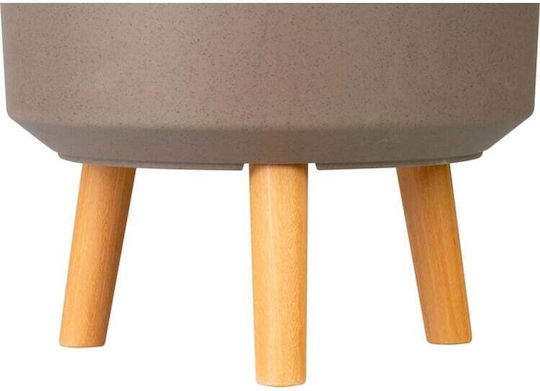 SGTT Kunststoff-Blumentopf Braun 31x31cm