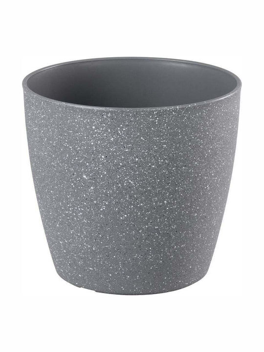 SGTT Blumentopf Kunststoff Gray