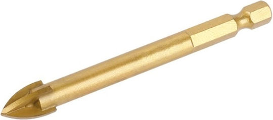 SGTT Burghiu Din Carbură Cu Cap Hexagonal Pentru Sticlă Gresie Și Metal 20x100mm