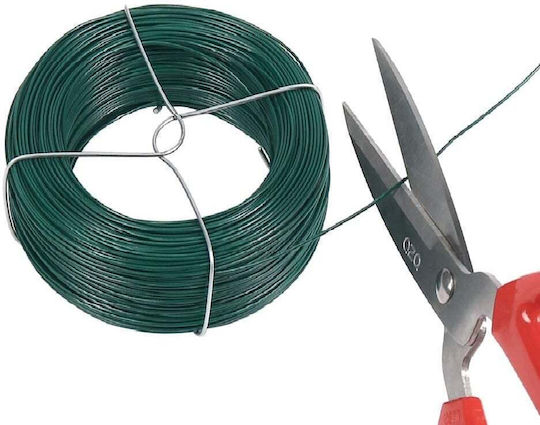 Green Wire Tying In Garden 1.4mmx50m Pvc Coated
