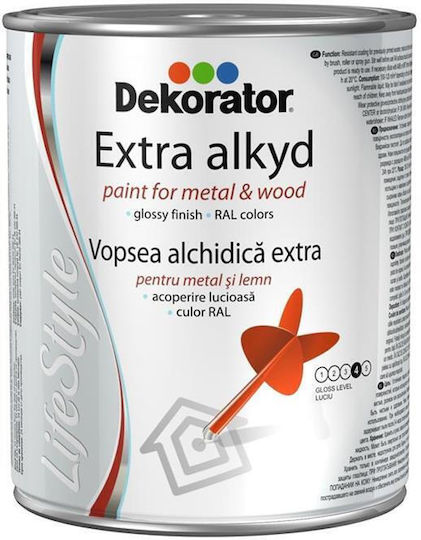 Dekorator Soluție Solventă 0.75lt Maro Reddish Ral 8012