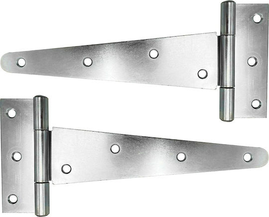 Set 2 Long Hinges Gate 10x200 Mm Galvanized