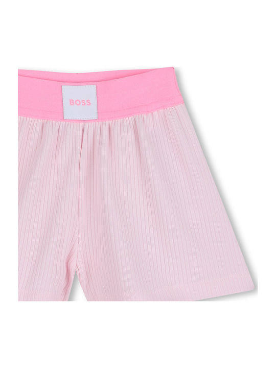Kids Summer Set with Shorts 2 Pieces Pink