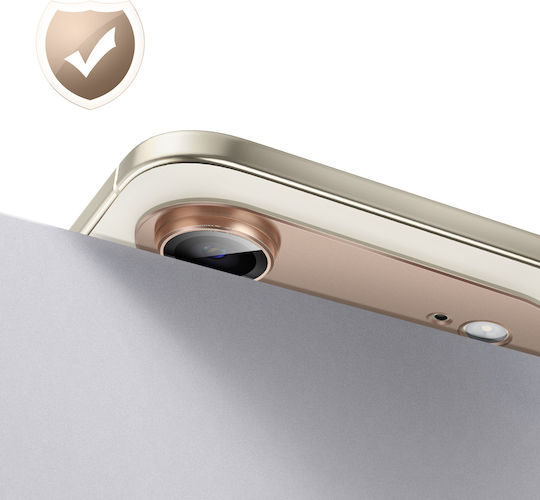 Avizar Full Camera Protection Iphone Air Aluminum Frame Tempered Glass Gold