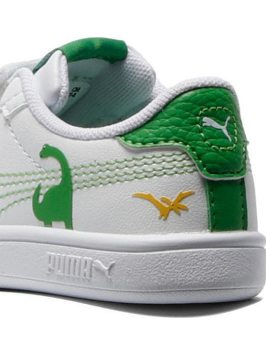 Παιδικά Sneakers με Σκρατς Λευκά