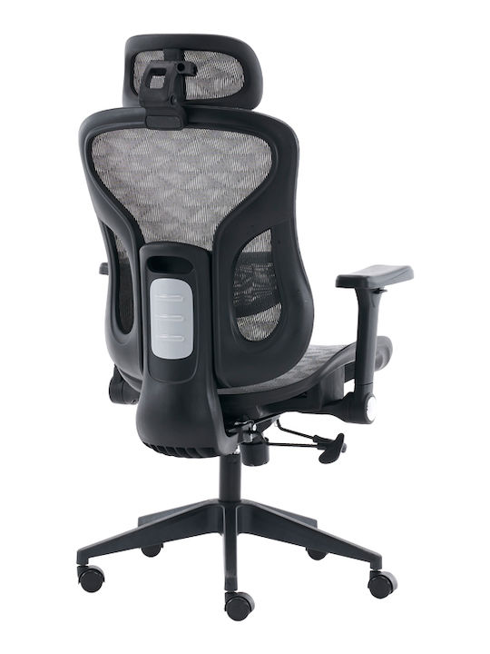 Scaun de birou cu înclinare și brațe reglabile Black-grey Mesgo Pakketo Scaun de birou cu înclinare și brațe reglabile Black-grey Mesgo Pakketo