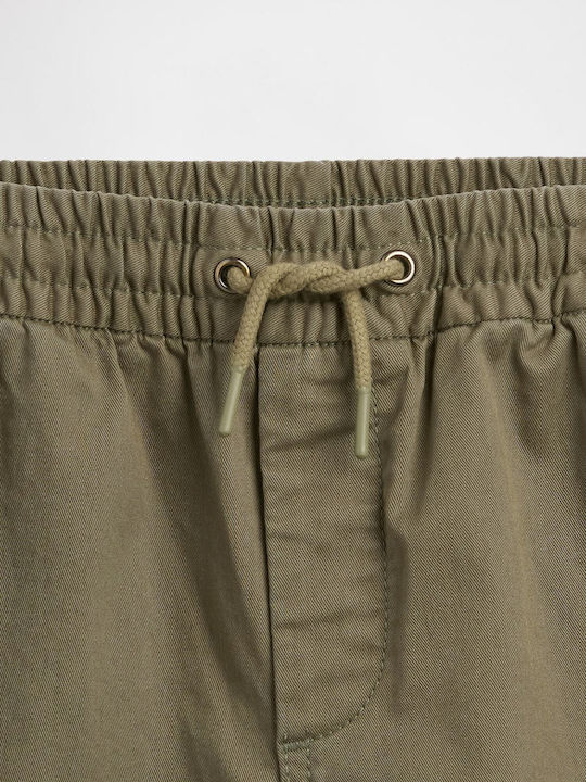 Kids Fabric Shorts/Bermuda Mesculen Green
