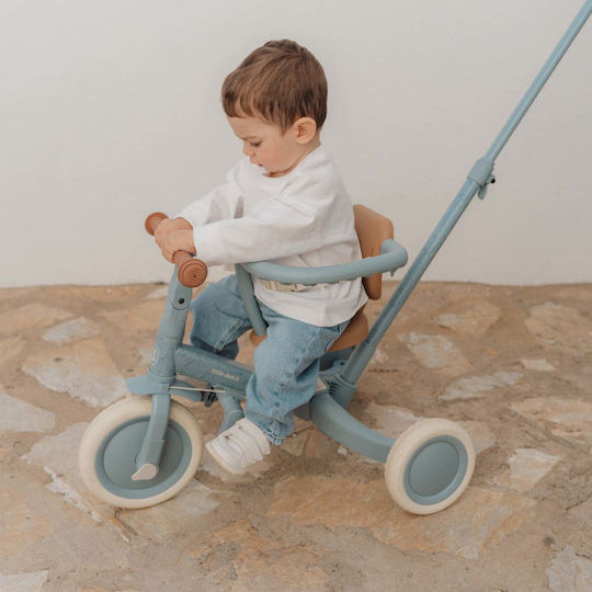 Little Dutch Safari Dreams Convertible with Parental Handle 4 in 1 for Ages 1-3 Blue