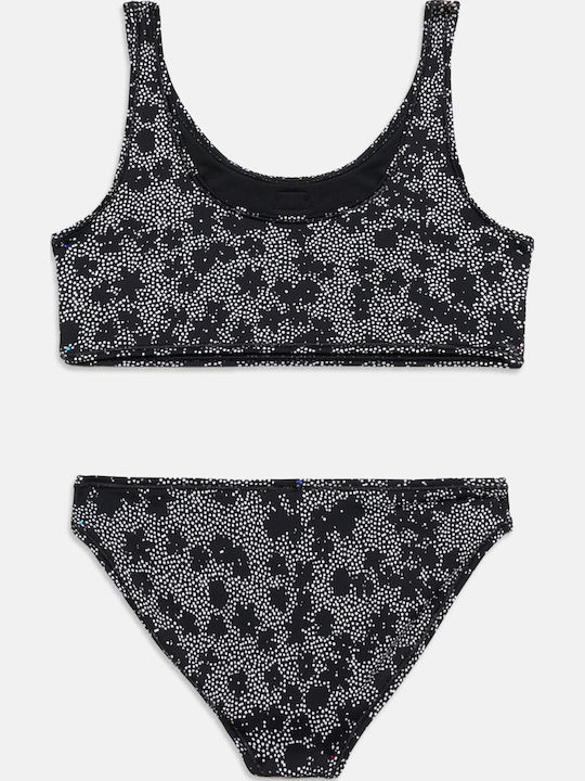 Calvin Klein Kids Bikini Swimwear Black Floral