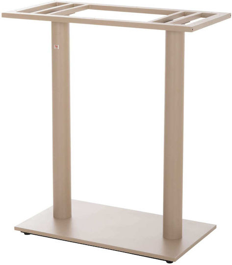 Freebox Βάση Τραπεζιού Μπαρ Καπουτσίνο Ματ 40x80x90cm