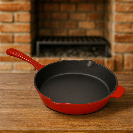 SGTT SGTT Cast Iron Grill Pan with Enamel Interior Coating