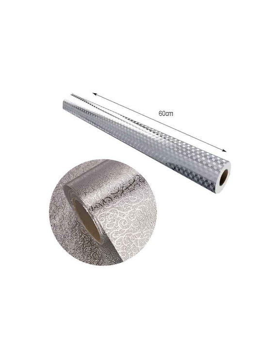 Aluminum Foil Wall Stickers 60cm Kitchen Oil-proof Waterproof Stickers