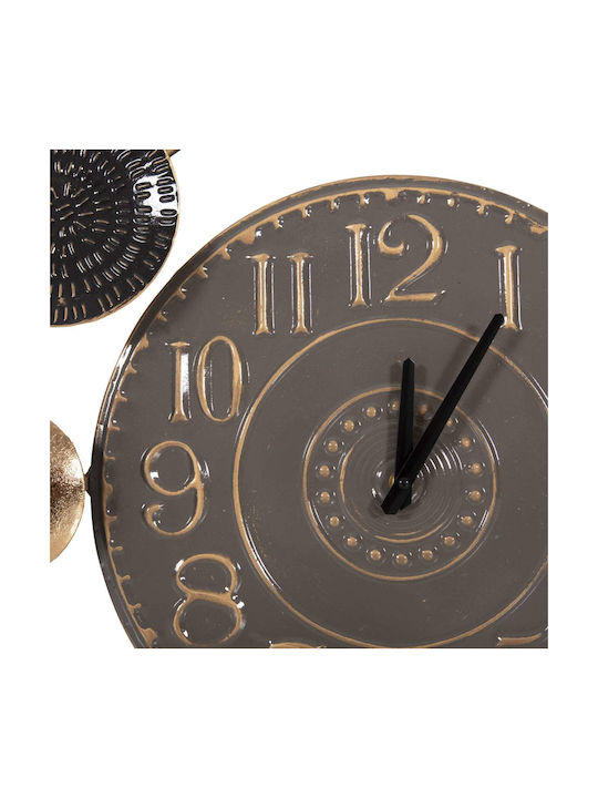 Metallic Gray Wall Clock