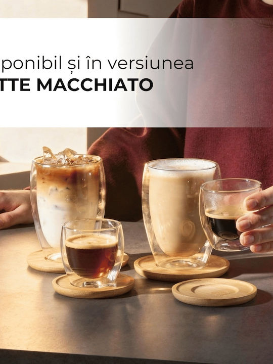 Miamio Set Espresso Gläser Transparente 100ml 6 Stück