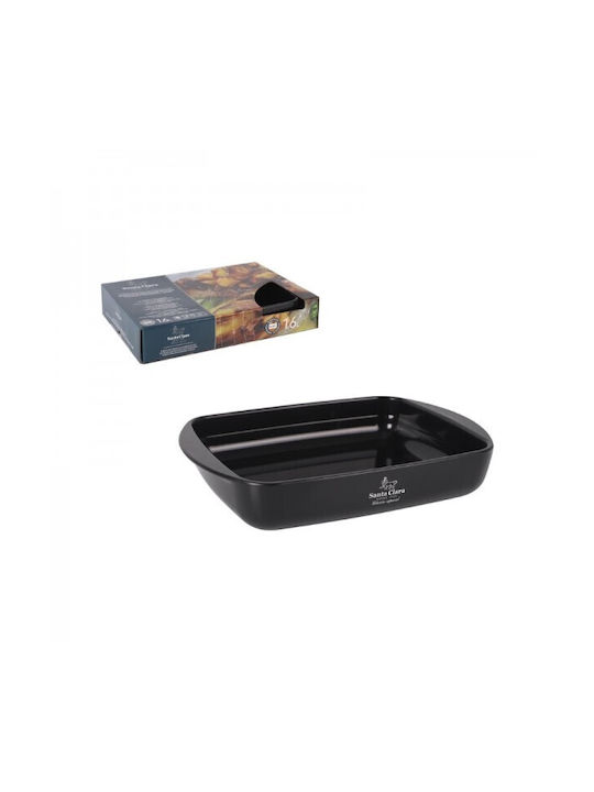 Santa Clara Vas Rectangular Rezistent La Căldură Din Sticlă Cu Capac 28x28cm