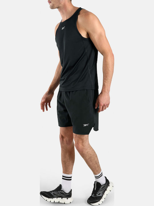 Id Run Спортна Мъжка Тениска Черна