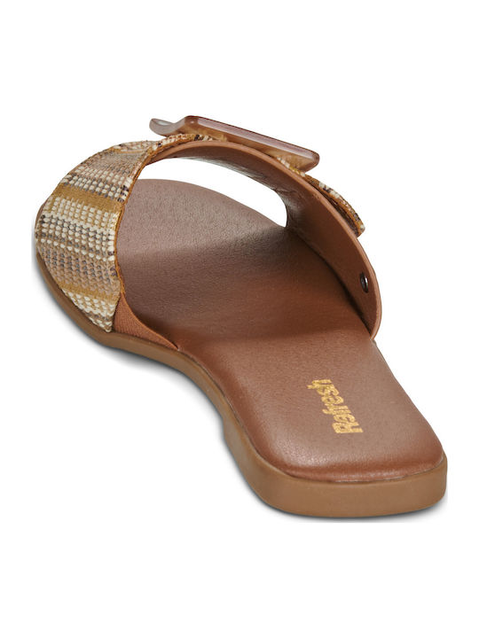 Women's Flat Sandals Brown