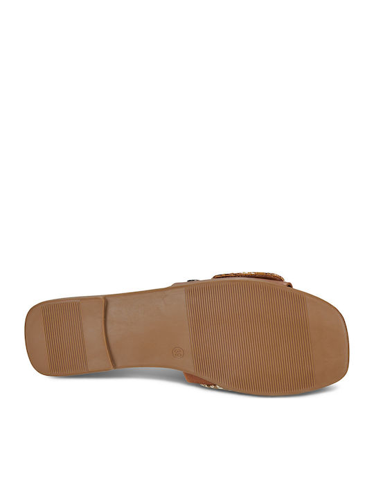Women's Flat Sandals Brown