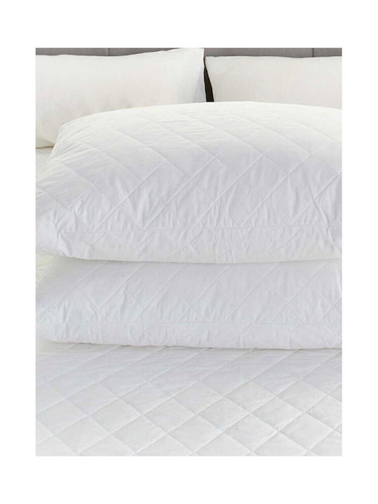 Sunshine Προστατευτικό Μαξιλαριού Καπιτονέ White 50x70εκ.