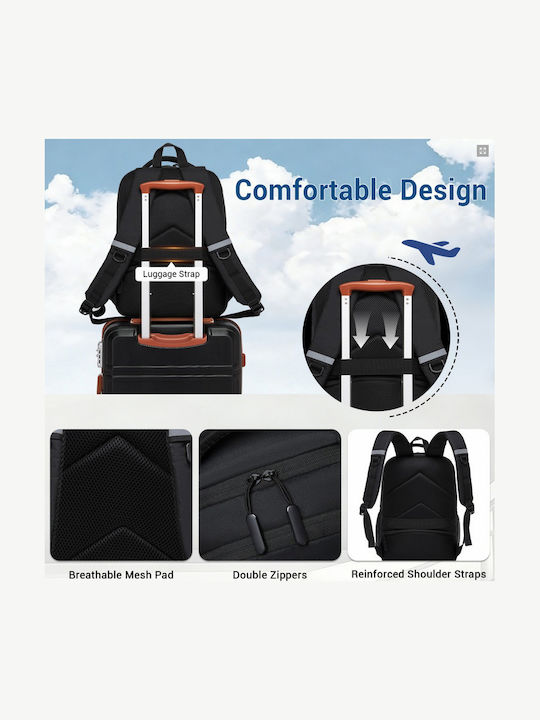 Miss Lulu Backpack Μαύρο