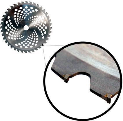 Carbide Kreisägeblatt für Freischneider 40 Zähne 255x1.4 mm