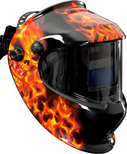 SGTT Schweißmaske Mit Optischem Feld 9x9mm Panoramische Schwarze