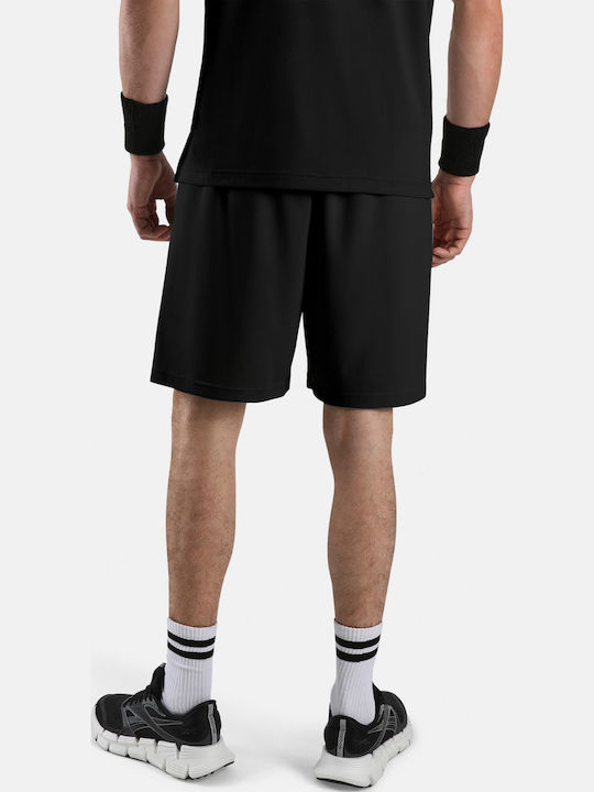 Pantaloni Scurți Sport Bărbați Negri