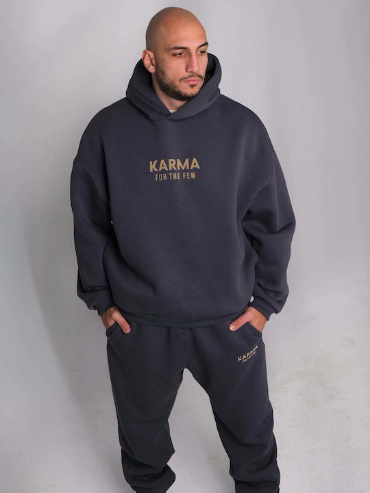 Herren-Sweatpants Set Graphite