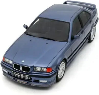BMW Alpina B6 2.8 Albastru Alpina Metalizat 1992 Model Mașină De Jucărie 1:18 Otto Models Ot1180