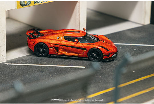 Koenigsegg Regera Orangenes Auto Modell 1:64 Tarmac Works