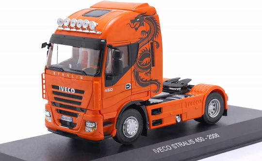 Iveco Stralis 500 Truck Orange 2008 Model Car 1:43 Hachette