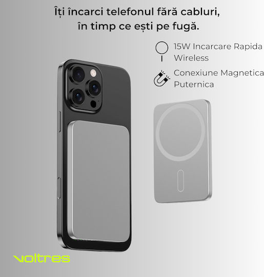 Voltres Baterie Externă MagSafe 5000mAh 20W cu Port USB-C