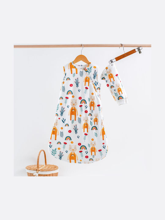 abo Winter Sleeping Bag Rainbow with Detachable Sleeves