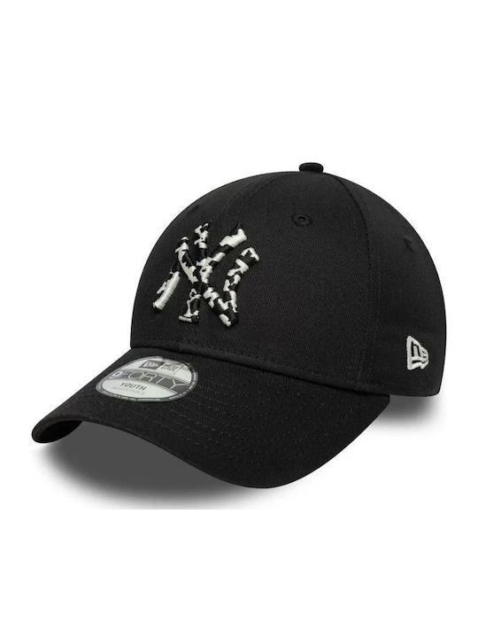 New Era Kids' Jockey Fabric Animal Black Hat