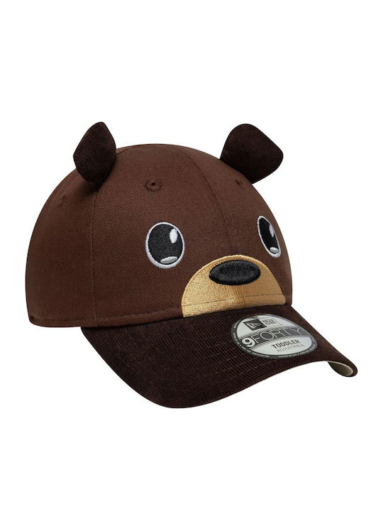 New Era Kids' Hat Jockey Fabric 9forty Brown