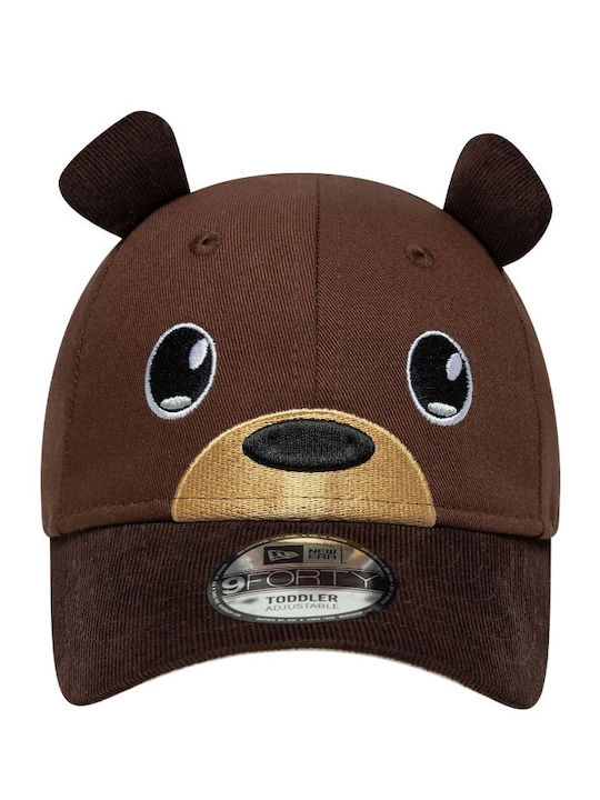 New Era Kids' Hat Jockey Fabric 9forty Brown