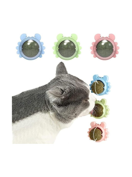 Set 3 Multicolored Catnip Toys Cats Wall-mounted