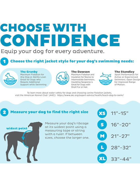 Vesta de Salvare pentru Câini Mărimea L Outward Hound Granby Splash Greutate Minimă 25 Kg Portocalie Accente Reflectorizante Curele Reglabile Bandă Abdominală Mâner de Salvare