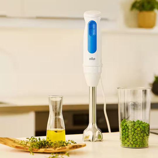 Braun MultiQuick 3 Ραβδομπλέντερ με Ανοξείδωτη Ράβδο 900W Λευκό