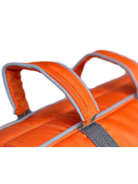 Vesta de Salvare pentru Câini Mărimea L Outward Hound Granby Splash Greutate Minimă 25 Kg Portocalie Accente Reflectorizante Curele Reglabile Bandă Abdominală Mâner de Salvare