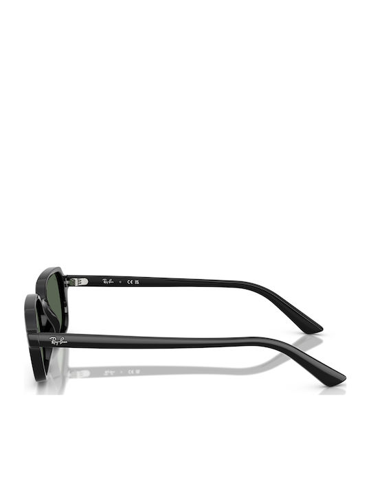 Ray Ban Унисекс слънчеви очила с черна пластмасова рамка и черни стъкла RB4455 6677/71