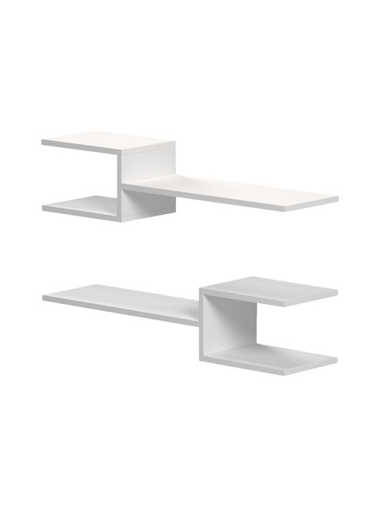 Raft de Perete Galler Alb 79x19.5x18cm