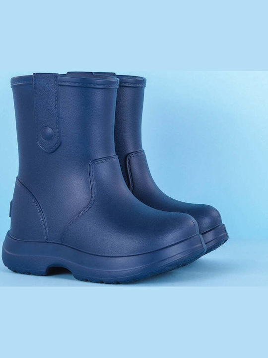 Kids Wellies with Internal Lining Navy Blue