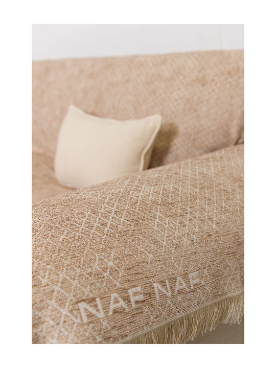 Naf Naf Freshline Ριχτάρι Τριθέσιου Καναπέ Chenille 180x300εκ. Πολυεστερικό Σενίλ 68141