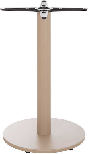 Tischständer Aluminium Cappuccino 45x45x72cm